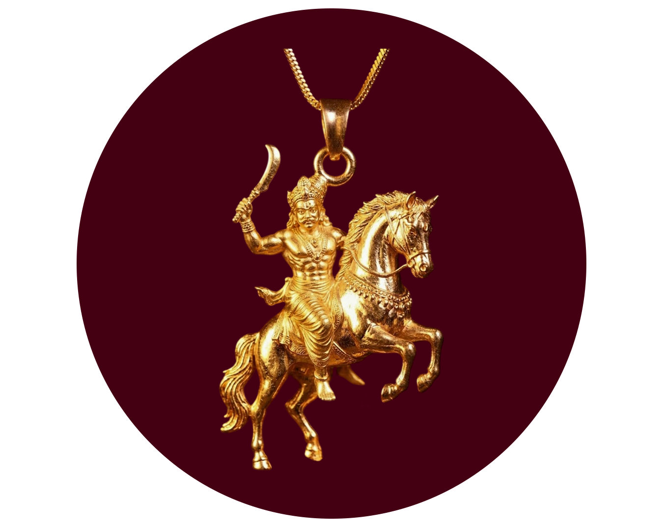 Sri Karuppasamy Pendant — Buy online at Sri Panchami Spiritual, Chennai
