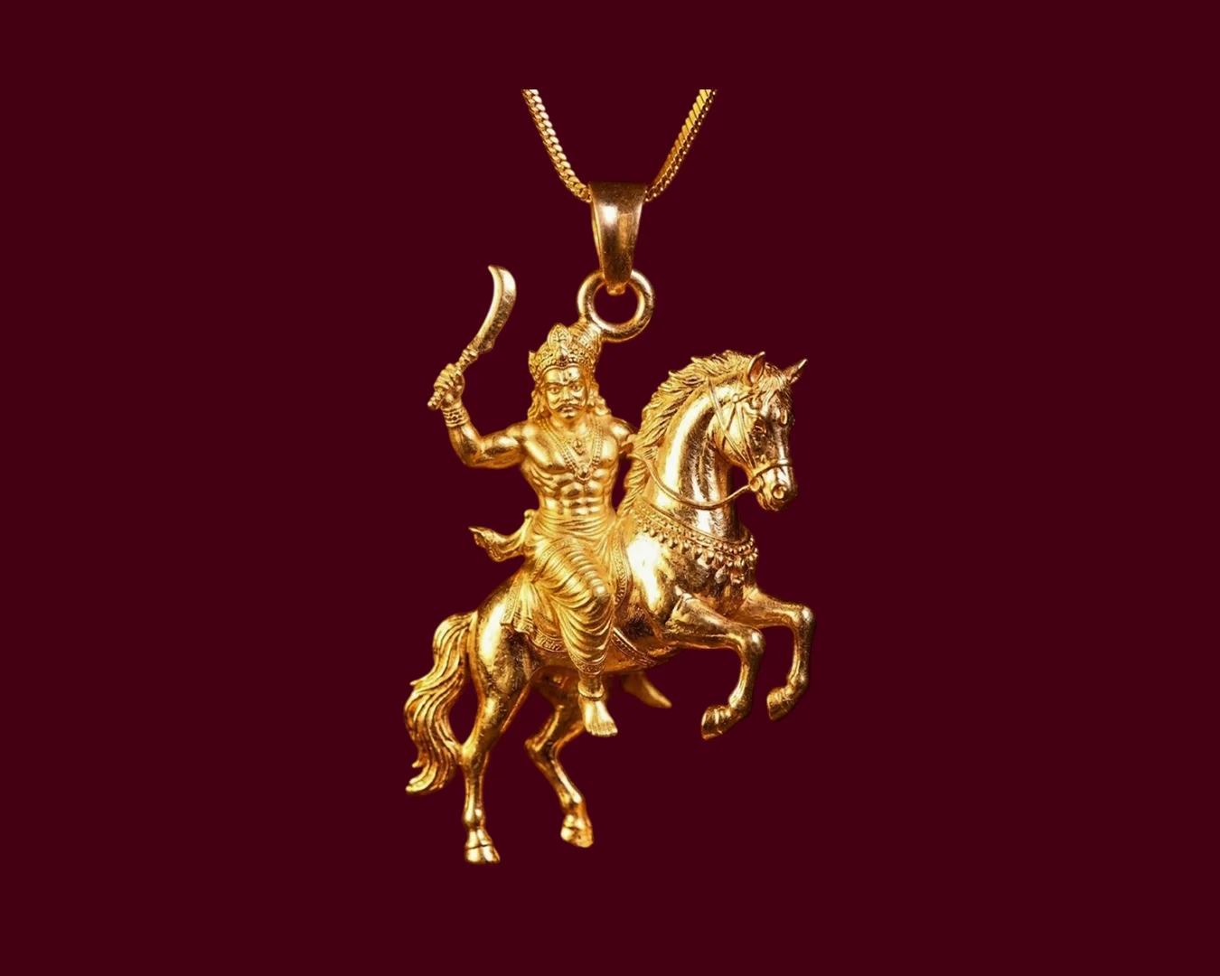 Sri Karuppasamy Pendant — Buy online at Sri Panchami Spiritual, Chennai