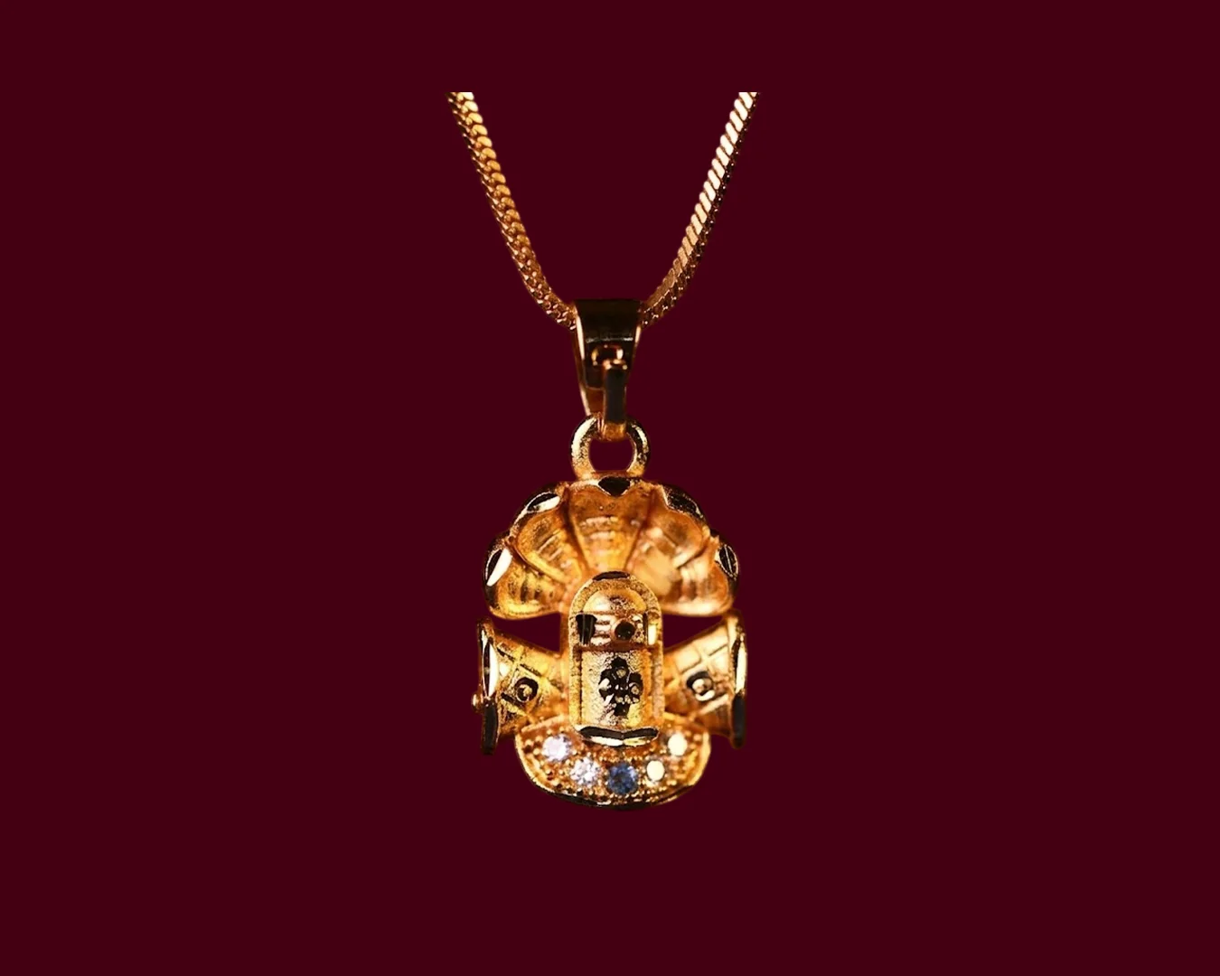 Sri Trishulam Pendant — Buy online at Sri Panchami Spiritual, Chennai